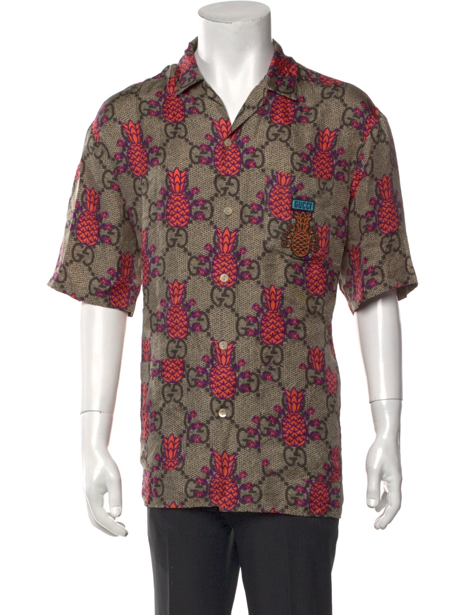 Gucci x George Kenneth Scott 2022 GG Logo Shirt